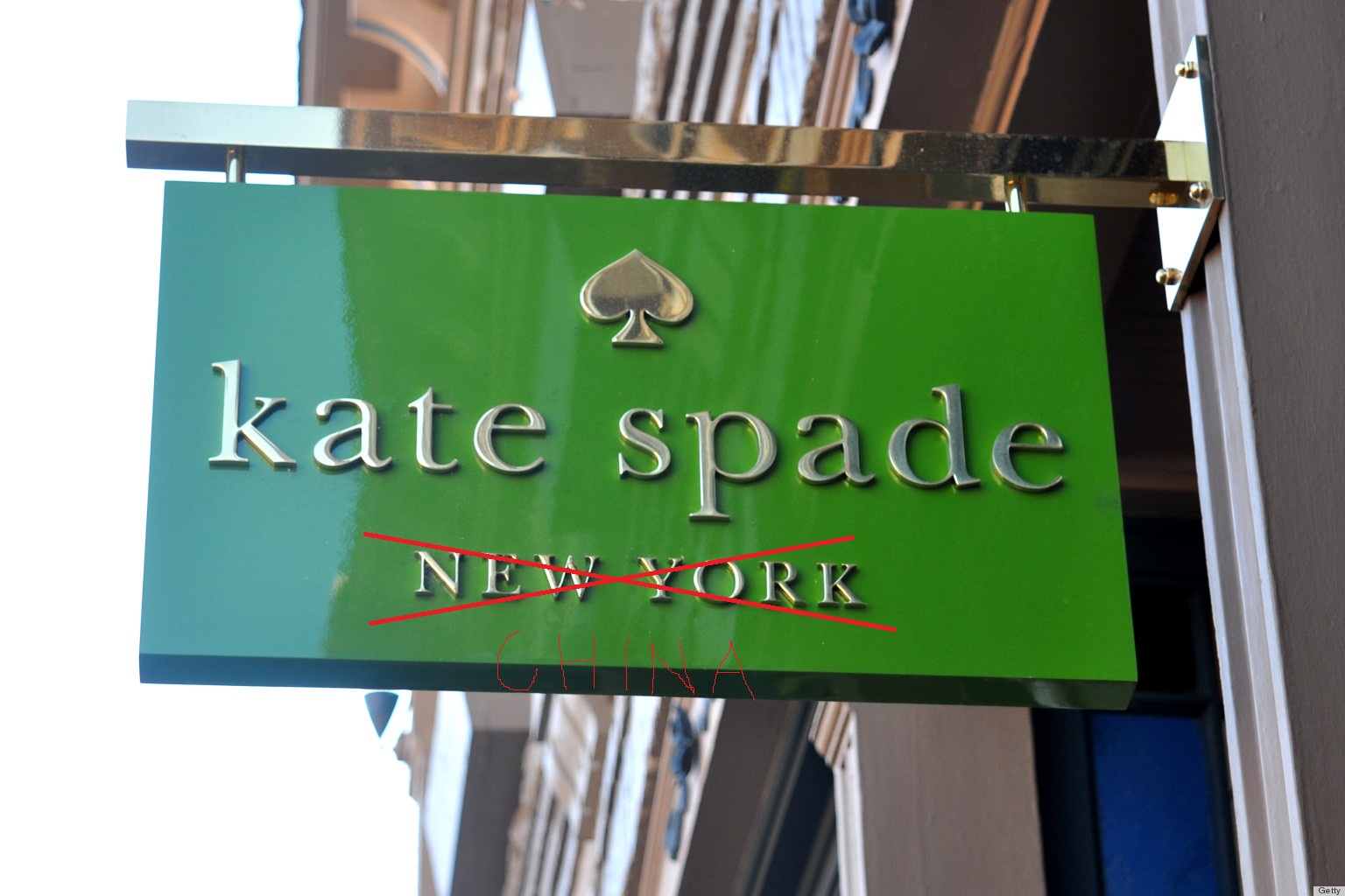 Kate Spade made in China