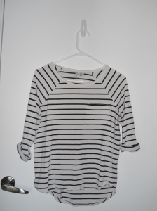 Horizontal stripes shirt