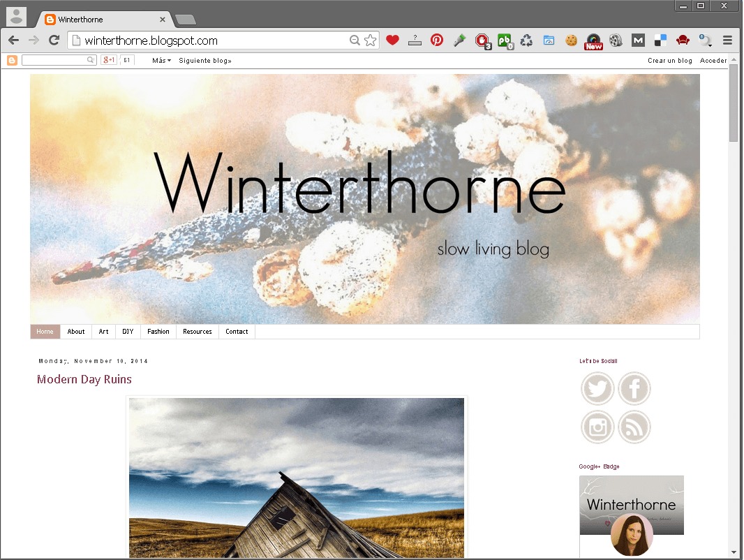 WinterThorne blog