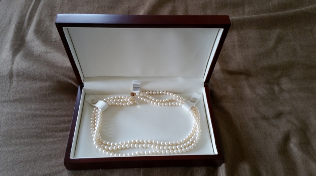 Pearls, early Christmas gift