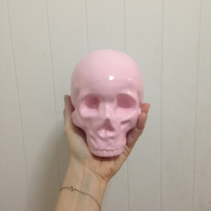 HELPSY PINK SKULL PIGGY BANK | Helpsy