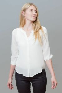 BeGood Clothing silk blouse Made in USA