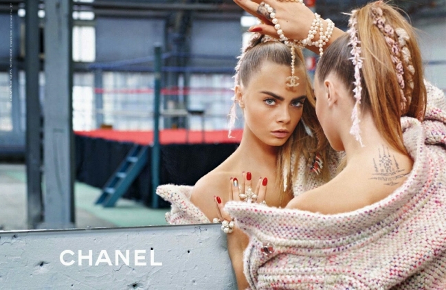 Chanel Campaign with Cara Delevigne | Fashionhedge.com