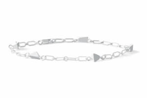 Dana Bronfman Pyramid Sterling Silver Necklace