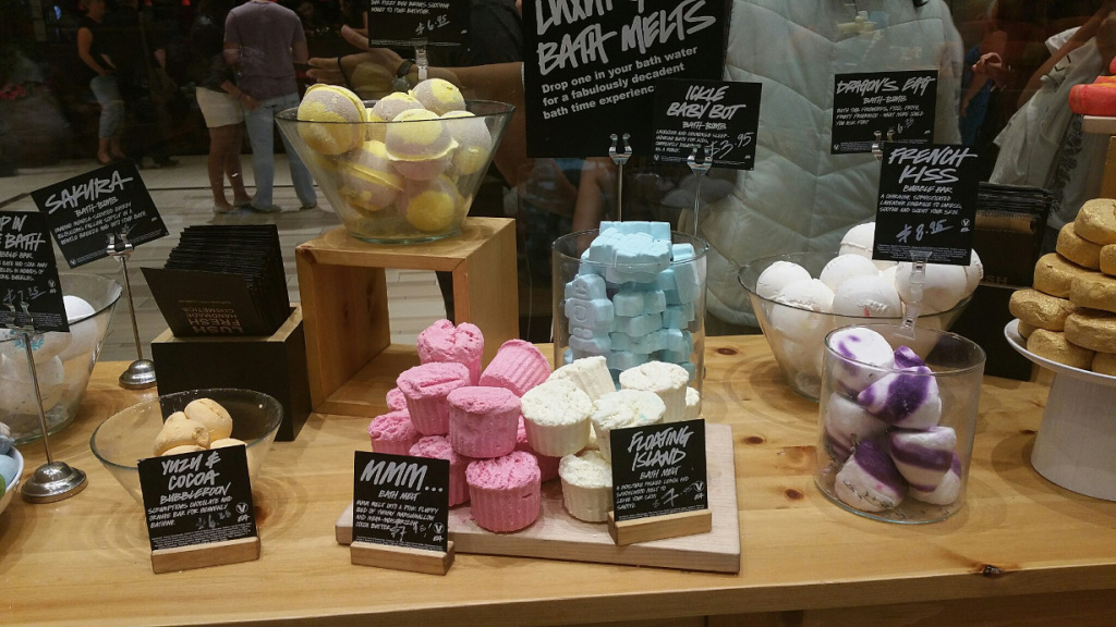 Lush store at the Luxor in Las Vegas