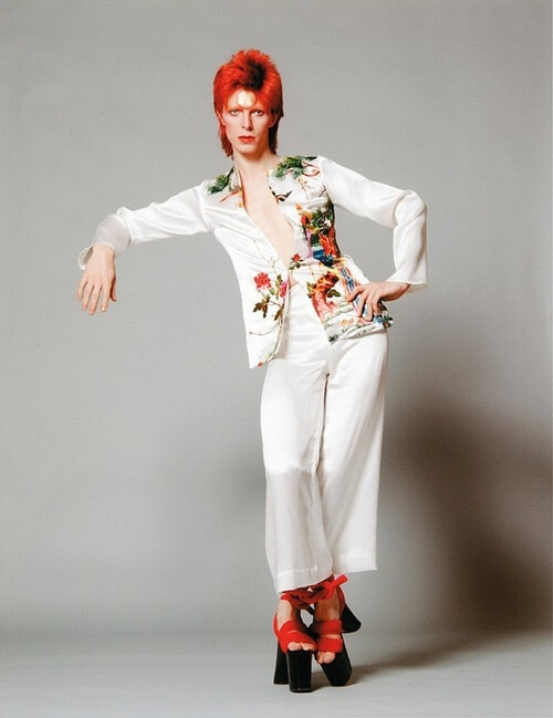 David Bowie platform shoes