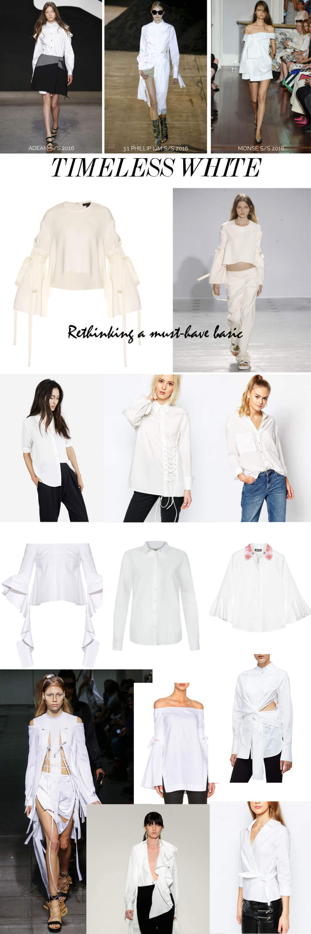 white shirts to inspire | Shop now