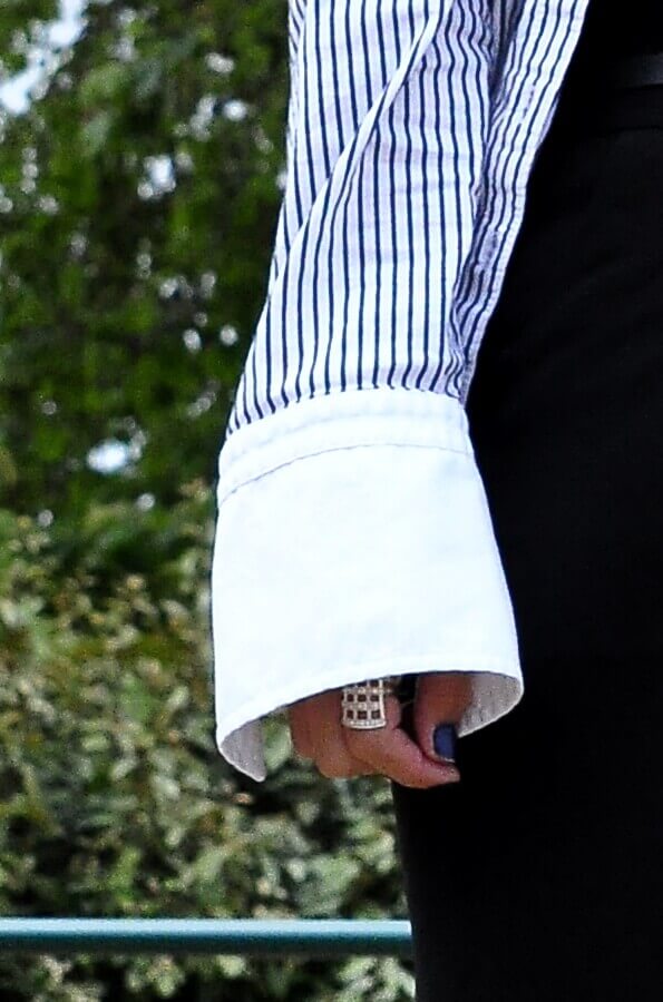 sleeve detail bell sleeves trend blue striped dress shirt fashionhedge