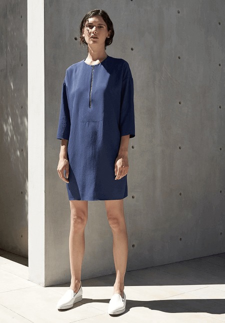 Everlane Blue Dress Japanese Collection 2016