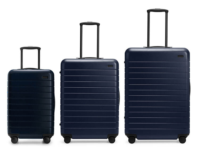 away luggage sizes