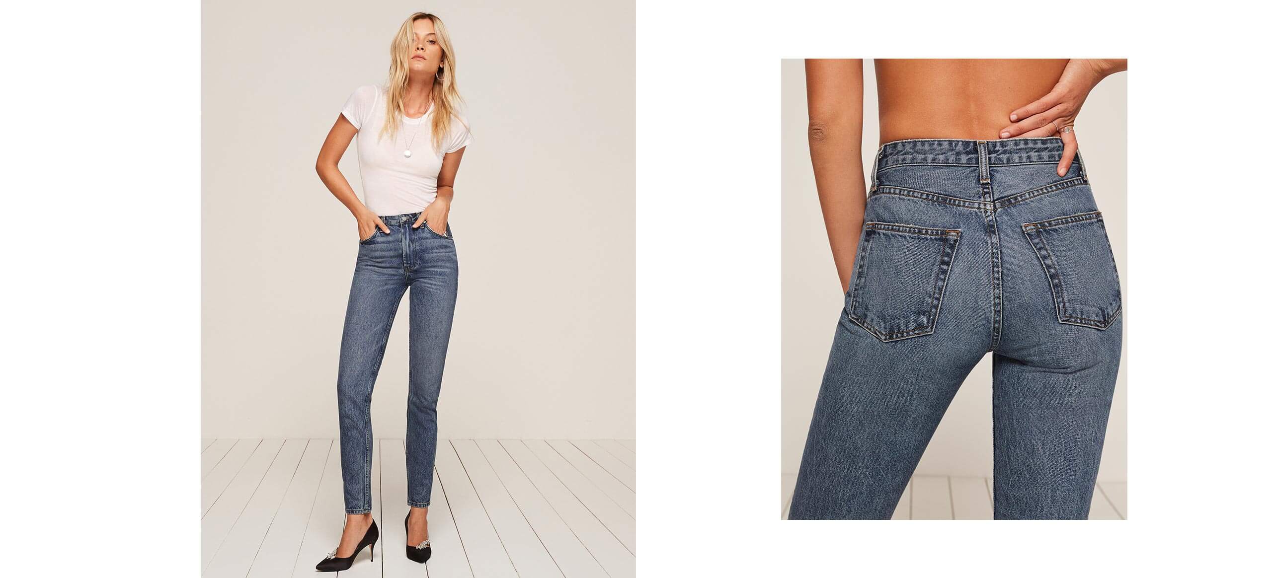 Reformation Petites | High Cigarette Denim