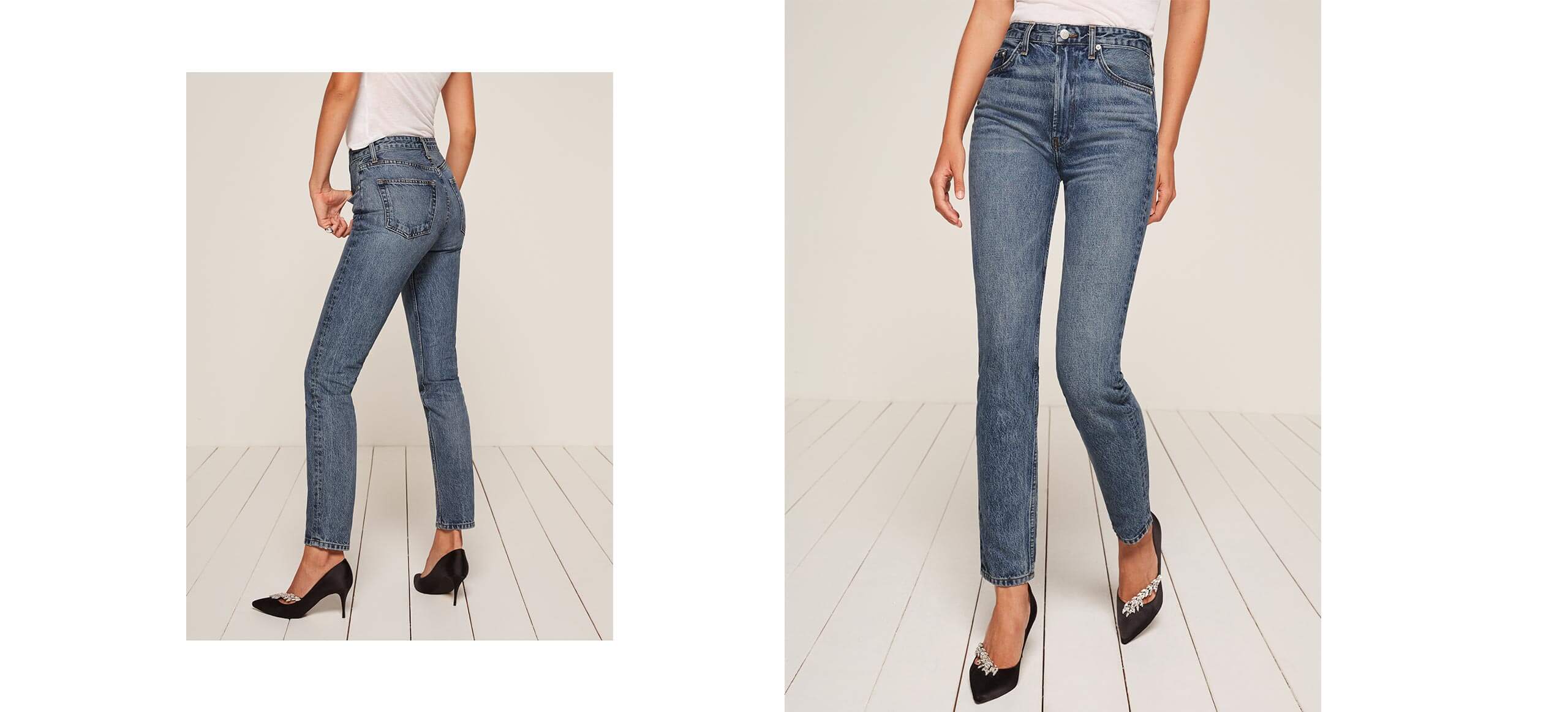 Reformation Petites | High Cigarette Denim