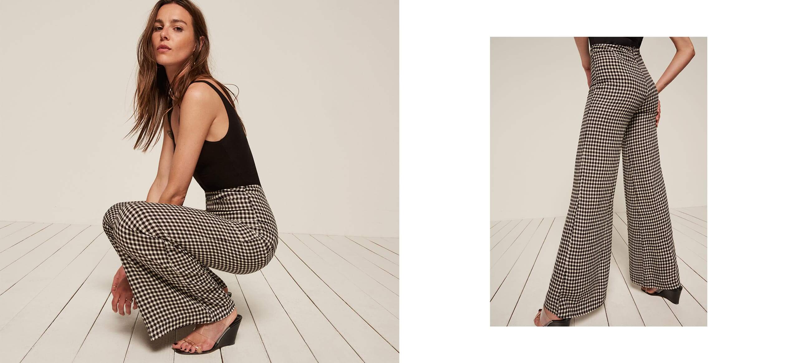 Reformation Petites | Sorrenti pant checkers