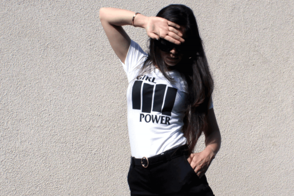 Dolores Haze is a brand of sustainable and ethical fashion made in New York, their Girl Power T-Shirt is made with organic cotton and 10% of the proceeds is donated to Planned Parenthood