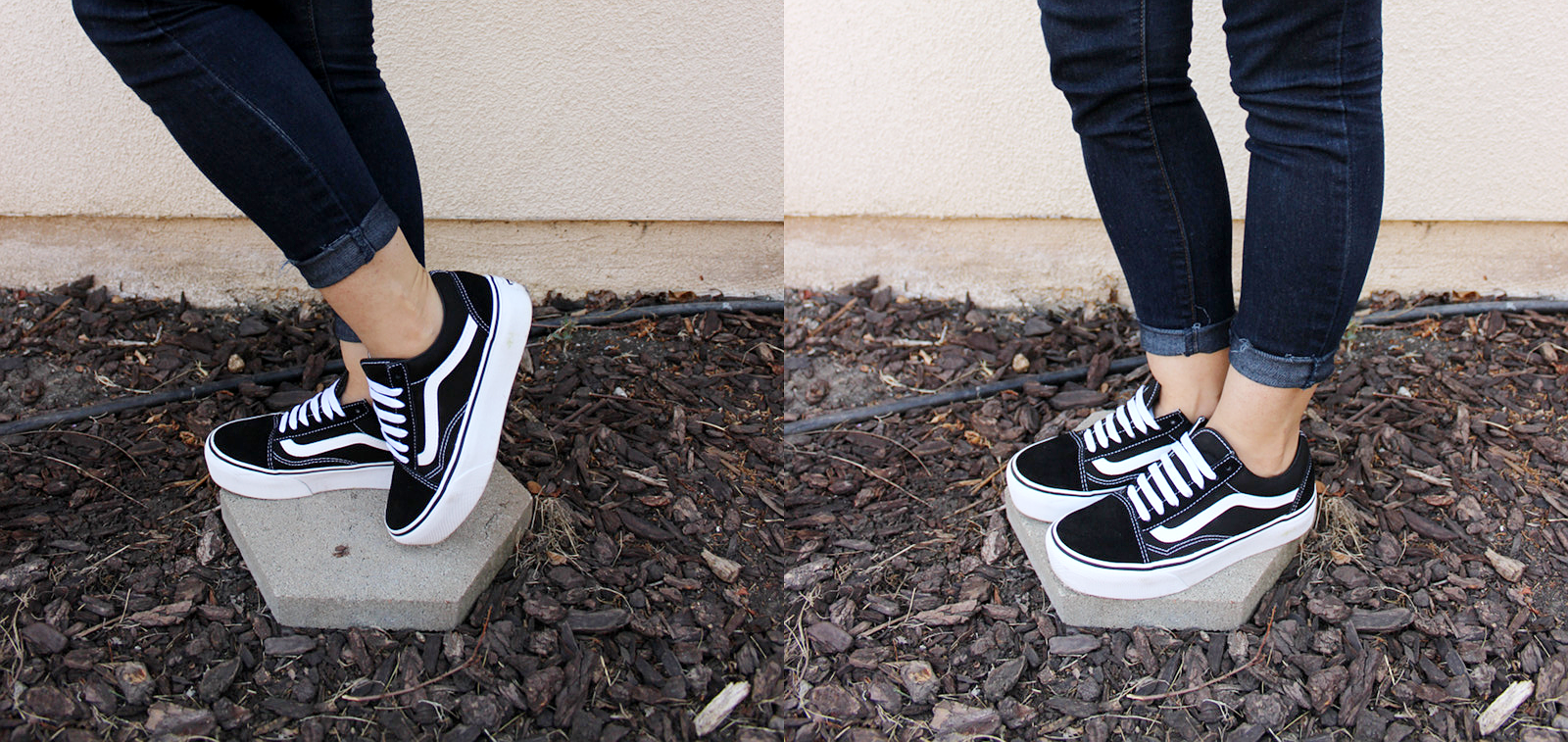 vans platform vs normal