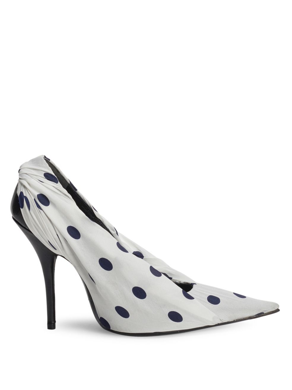 Balenciaga high heel polka dot shoes