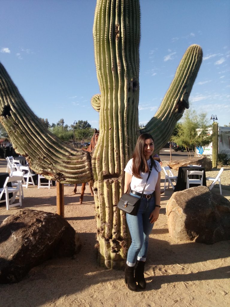 The only photo that makes it clear I was in Arizona. Jeans from Everlane, belt and boots from asos.