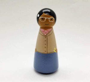 Rosa Parks Peg Doll