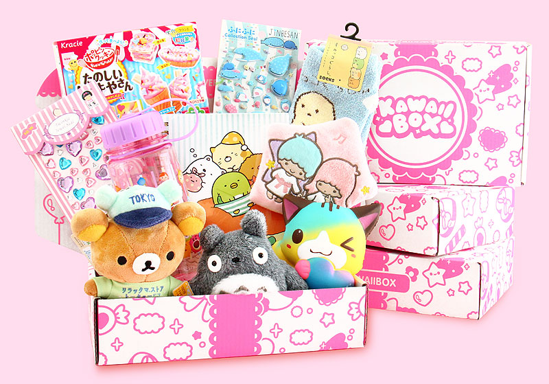 Kawaii box is a subscription box with Kawaii stationery, toys and fun stuff