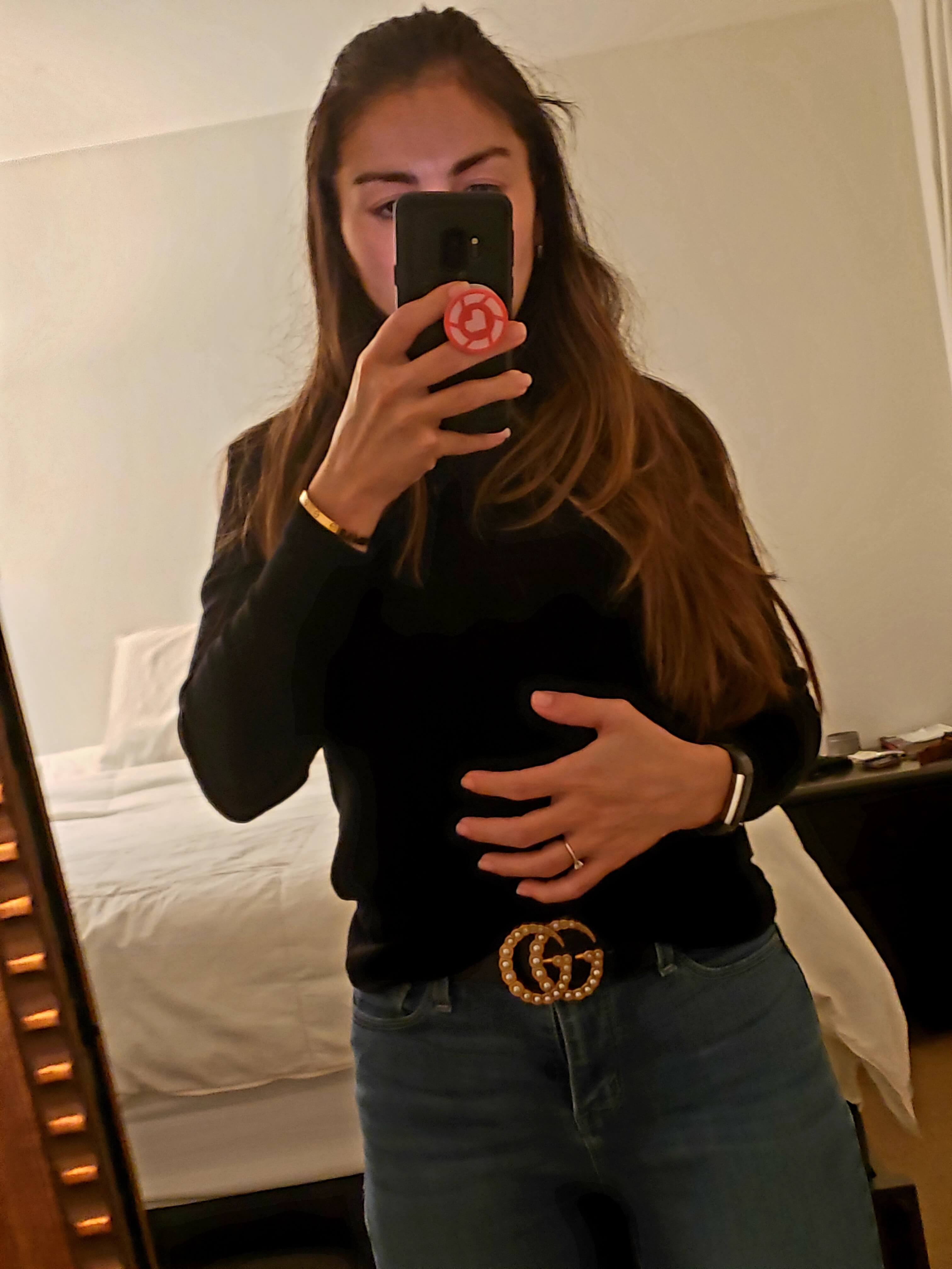 Minimalist-ish outfit and GG belt